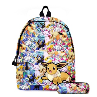 褶皺現貨皮卡丘pikachu寵物精靈pokemon小學生書包兒童背包後背包