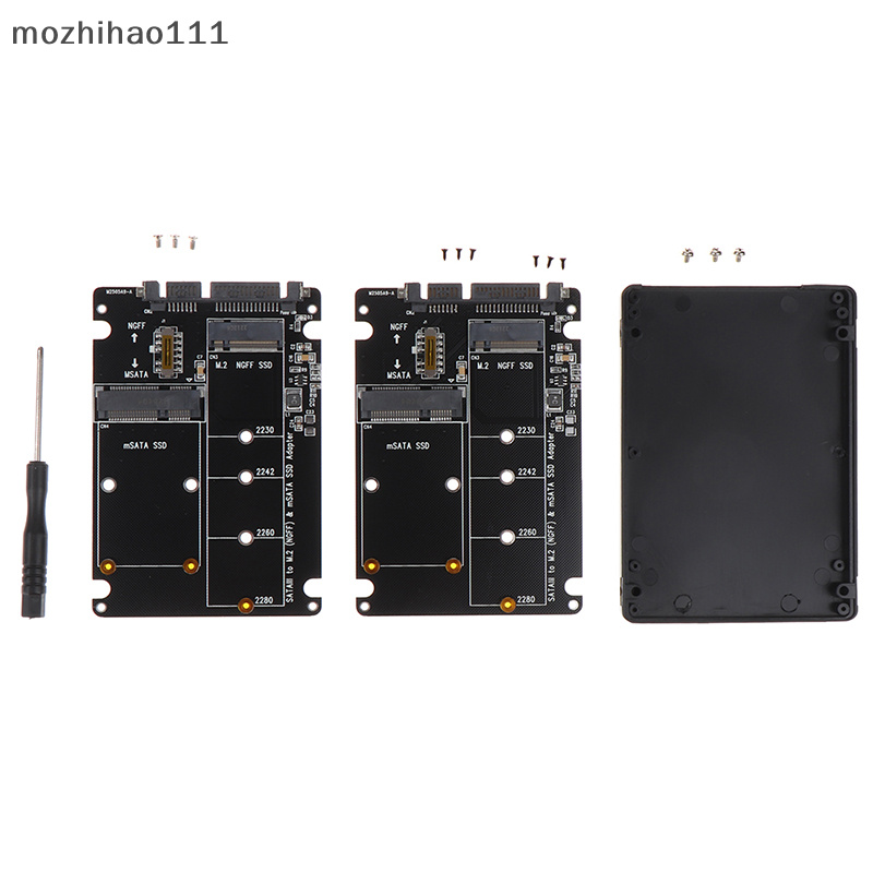 [mozhihao] Ngff轉sata 3硬盤盒MSATA SSD轉接器M.2 SATA協議轉接板[motw]