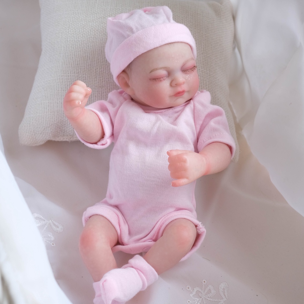 25厘米高品質 3D 彩繪娃娃微型手持娃娃 全身柔軟矽膠乙烯基 靈活重生嬰兒