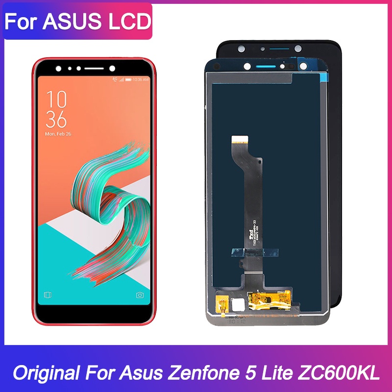 華碩 ZenFone 5 Lite 5Q ZC600KL X017DA LCD 顯示屏觸摸屏數字化儀組件更換維修零件的原