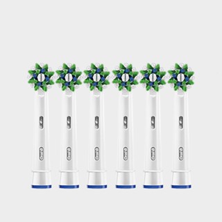 Oral-B 歐樂B ( EB50-6 ) 深層清潔多動向交叉刷頭(一盒6入)【領券10%蝦幣回饋】