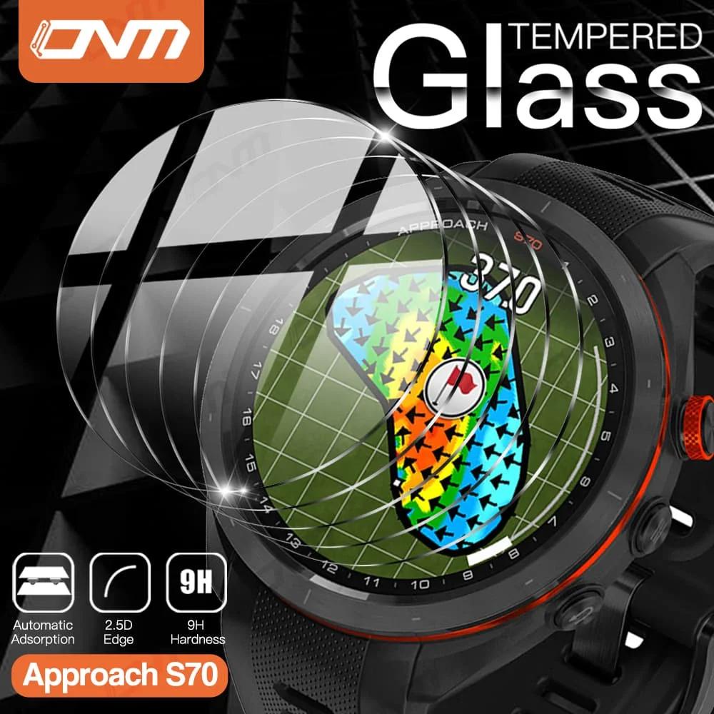 Garmin Approach S70 S62 S60 貼膜 9H 鋼化玻璃屏幕保護膜 Garmin Approach