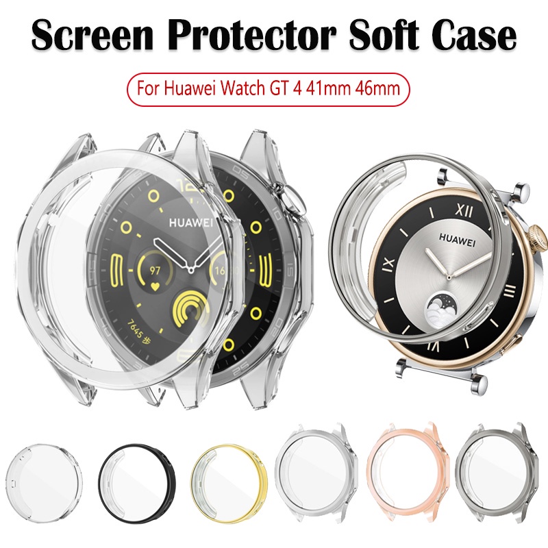華為手錶 GT 4 GT4 41 毫米 46 毫米 TPU 外殼保護套的屏幕保護套