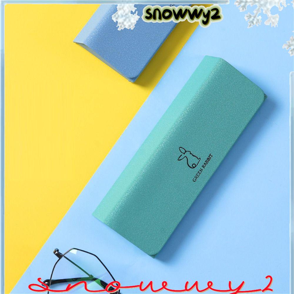 SNOWWY2眼鏡盒,皮革可折疊太陽鏡包,便攜式耐壓護目鏡男女通用