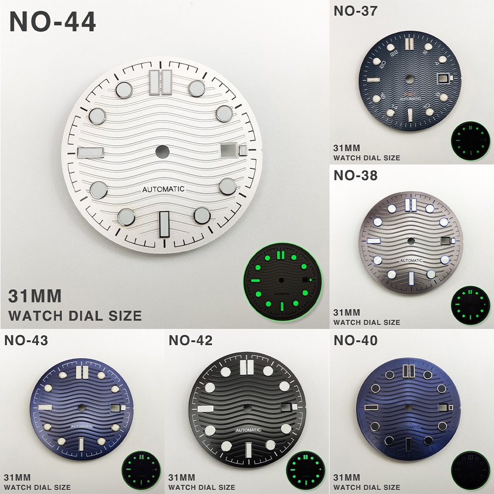 31 毫米手錶維修更換夜光錶盤面適用於 2813 8215 821A 機芯