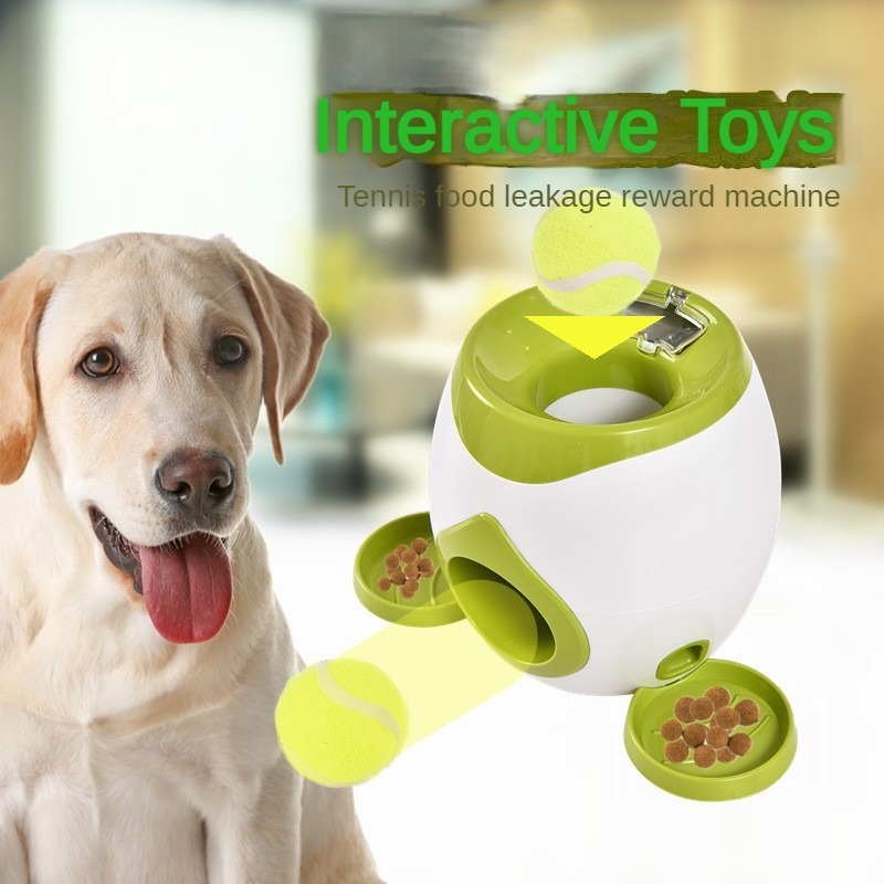 Tenny 寵物狗狗發球機 帶漏食盤 訓練寵物 餵食互動 漏食器 寵物玩具