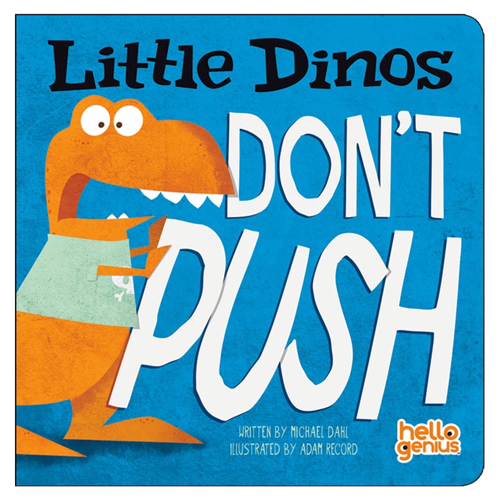 Little Dinos Don't Push (硬頁書)/Michael Dahl Hello Genius 【三民網路書店】