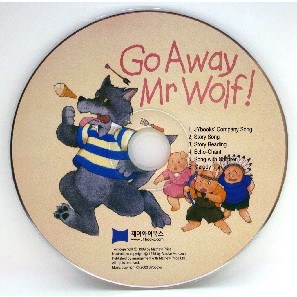 Go Away Mr Wolf (1 CD only)(韓國JY Books版) 廖彩杏老師推薦有聲書第2週/Mathew Price【三民網路書店】