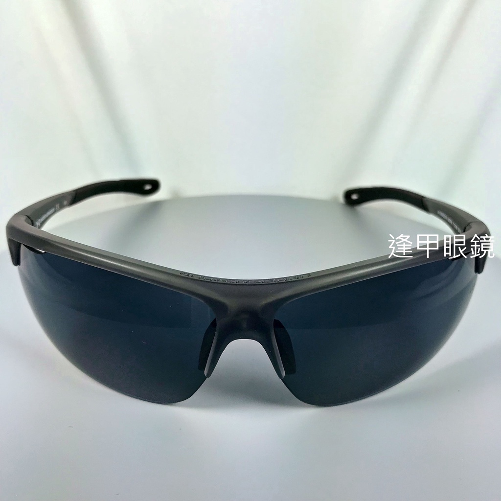 『逢甲眼鏡』UNDER ARMOUR運動型太陽眼鏡 全新正品 霧面黑色全框 流線設計【UA0002/G/S-KB7KA】