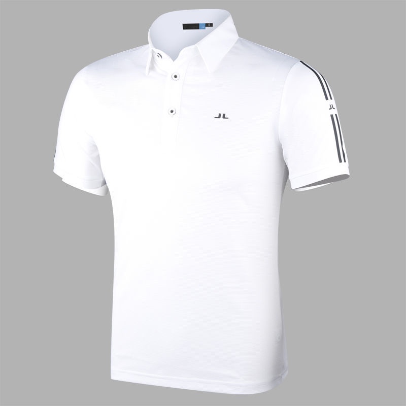 J..LINDEBERG 高爾夫服裝男裝短袖夏速乾透氣POLO衫T恤戶外GOLF球衣上衣訂製