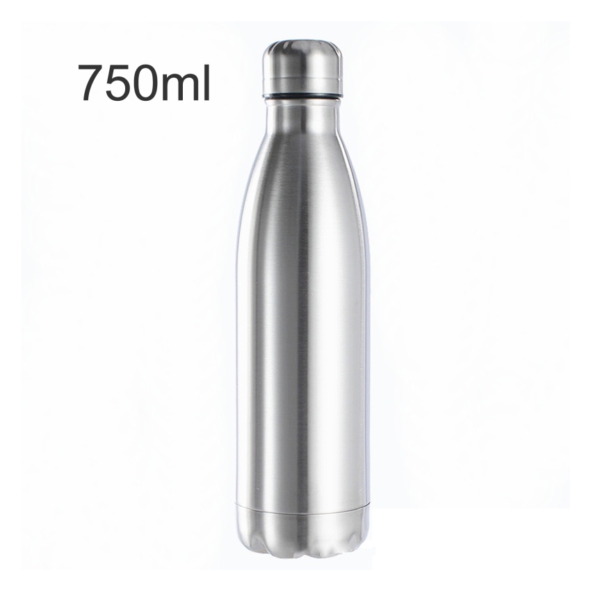 750ml 運動水壺雙層保溫保溫瓶不銹鋼水壺可樂水保溫瓶保溫瓶 Drinkwar