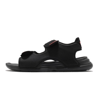 adidas 童鞋 Swim Sandals C 黑 橘 愛迪達 涼鞋 小朋友 魔鬼氈 【ACS】 FY8936