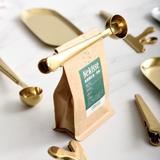 MIKA STORE ▏304不鏽鋼咖啡量勺 奶粉勺子 封口夾 量勺 豆勺 咖啡豆勺 烘焙家用量匙