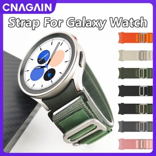 SAMSUNG Cnagain 高山尼龍錶帶適用於 Galaxy Watch 6/5 Pro/4 44mm 40mm,運