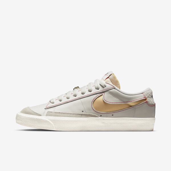 Nike Blazer Low 77 Prm 男鞋 運動 休閒 經典 復古 穿搭 米 灰 [DH4370-002]