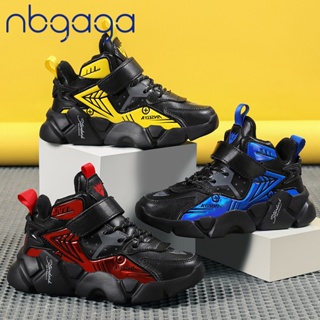 [NBGAGA]男童運動鞋皮面防水秋冬防滑男童跑步鞋機甲鞋
