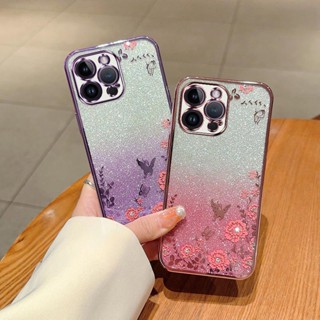 秘密花園閃粉電鍍殼 手機殼 適用 三星 s20ultra s21fe s21 s21+ s22 保護殼 全包防摔殼防撞殼