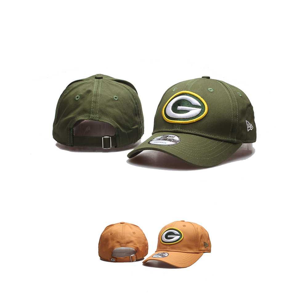 NFL 橄欖球帽 格林貝包裝工 Green Bay Packers 彎簷 老帽 棒球帽 男女通用  嘻哈時尚潮帽