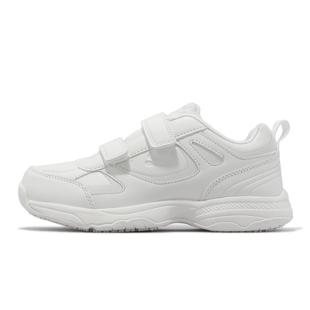 Skechers 休閒鞋 Dighton-Kistler 工作鞋 全白 白 魔鬼氈 護士鞋 女鞋 108149WHT