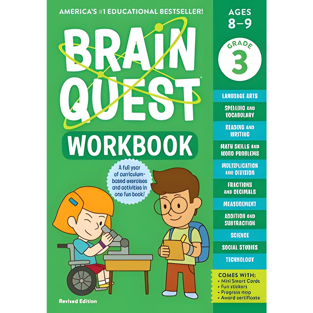 Brain Quest Workbook: 3rd Grade Revised Edition/Workman Publishing【三民網路書店】
