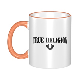 現貨 True Religion 馬克杯 創意咖啡杯情侶杯 簡約陶瓷杯 個性潮流陶瓷喝水杯子 330ml