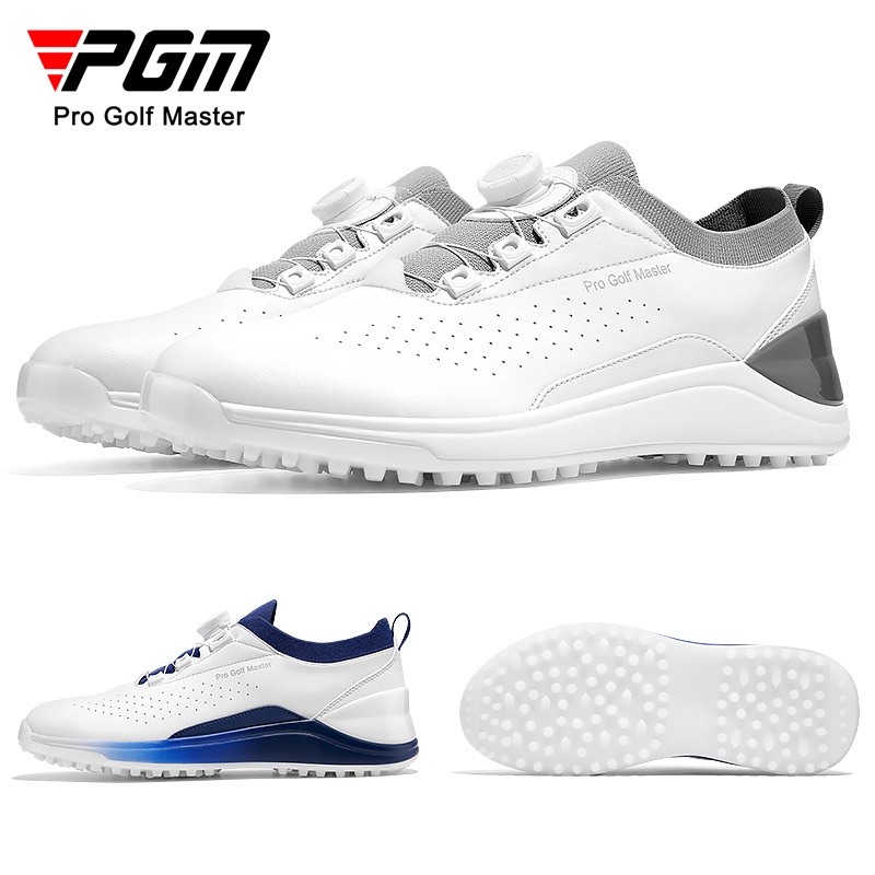 PGM 高爾夫球鞋 男士防水運動鞋旋鈕鞋帶 防側滑golf鞋子 XZ300