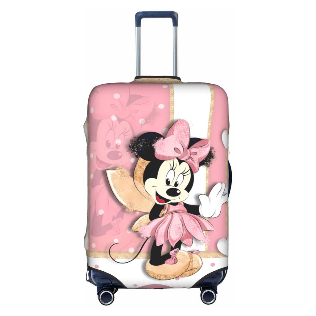 米老鼠旅行行李套有趣的卡通手提箱保護套適合 18-32 英寸行李箱