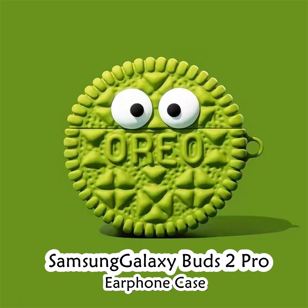 SAMSUNG 【潮流正面】適用於三星 Galaxy Buds 2 Pro 保護套酷潮卡通系列軟矽膠耳機套保護套 NO.