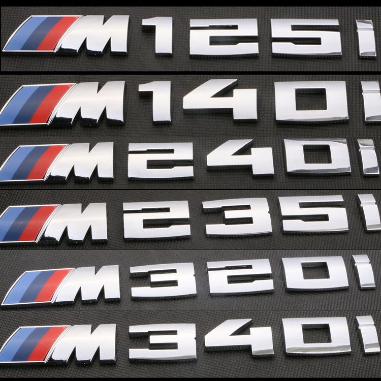 BMW M數字標 字標 貼標 改裝 M140i M340i M540i M550 尾標 裝飾 改裝 E92 F30 G2