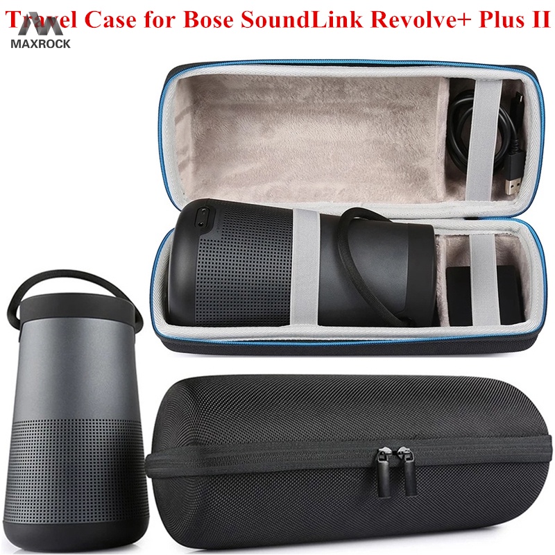 Maxrock 全新硬旅行箱適用於 Bose SoundLink Revolve+ Plus II 藍牙揚聲器便攜袋包保