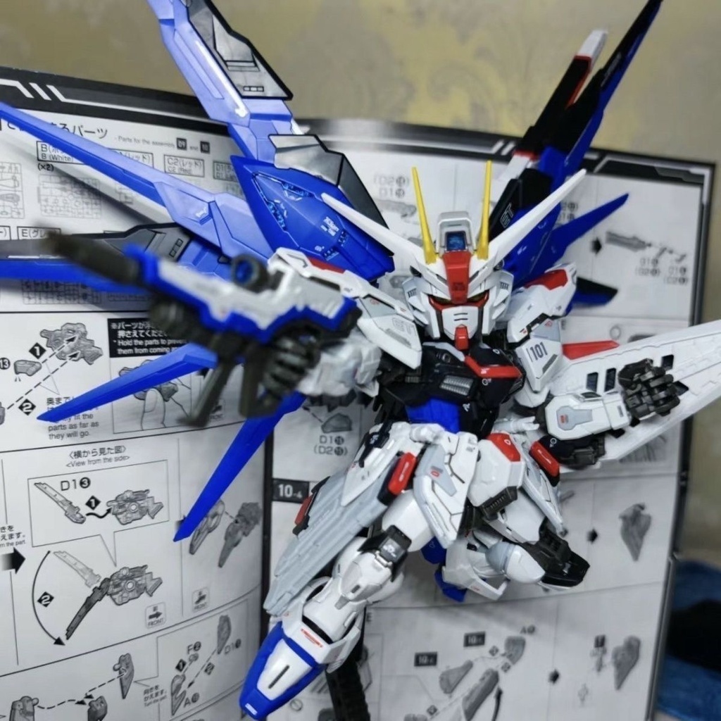 新品現貨 高高MGSD自由 SEED Freedom mgsd 鋼彈 自由鋼彈 帶骨架 拼裝模型