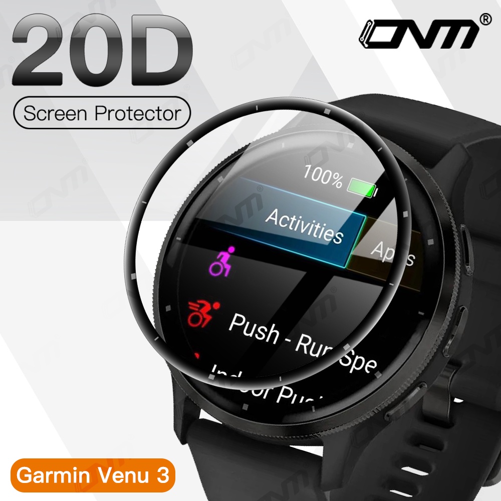 Garmin Venu 3 3S 貼膜全覆蓋保護膜適用於 Garmin Venu 3S Smar twatch 屏幕保護