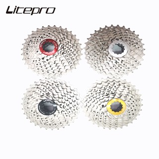 Litepro MTB 折疊自行車 8-9 速鋼飛輪飛輪 8S 9S 11-32T 山地自行車 HG 花鼓飛輪適用於 S