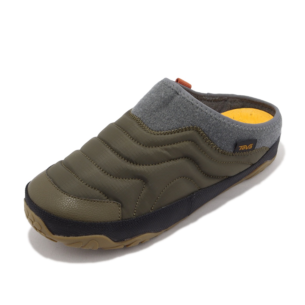 Teva 麵包鞋 ReEmber Terrain Slip-On 軍綠 灰 防潑水 懶人鞋 ACS 1129596DOL