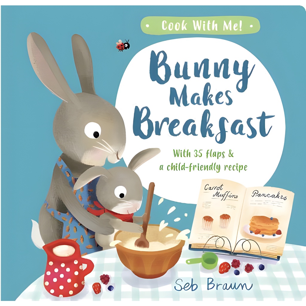 Bunny Makes Breakfast(硬頁書)/Sebastien Braun【禮筑外文書店】