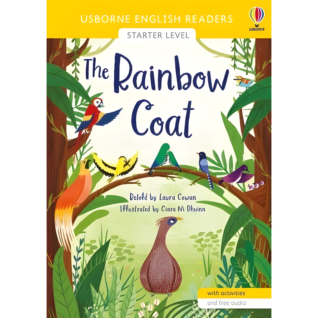 The Rainbow Coat 彩虹外套 (English Readers Starter Level)(有聲書)/Laura Cowan Usborne English Readers.Starter Level 【禮筑外文書店】