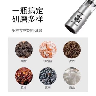 【臺灣新款好貨】 不銹鋼胡椒研磨器 手動研磨瓶家用 磨胡椒粉神器