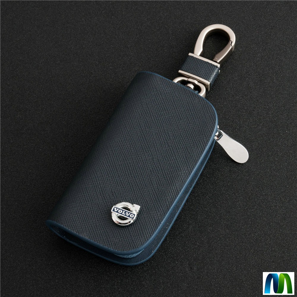 VOLVO富豪 鑰匙皮套 汽車鑰匙包 適用S60 S40 V60鑰匙套V90 V70鑰匙保護套XC70 XC90智能鑰匙