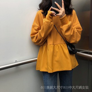 2022秋季新款韓版女裝寬鬆顯瘦學生休閒上衣素色長袖T恤大學T女潮