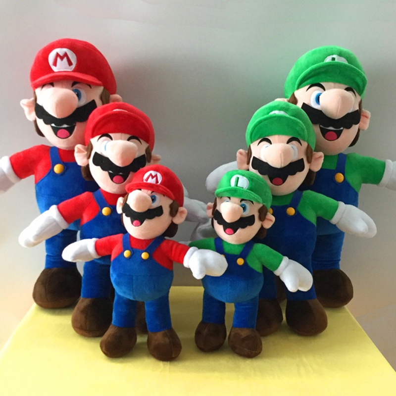 超級瑪麗兄馬里奧Super Mario玩偶公仔毛絨玩具兒童生日小禮物