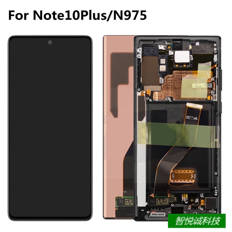 適用三星Note10Plus螢幕總成N975曲面AMOLED顯示屏Note10+液晶屏 4PWS