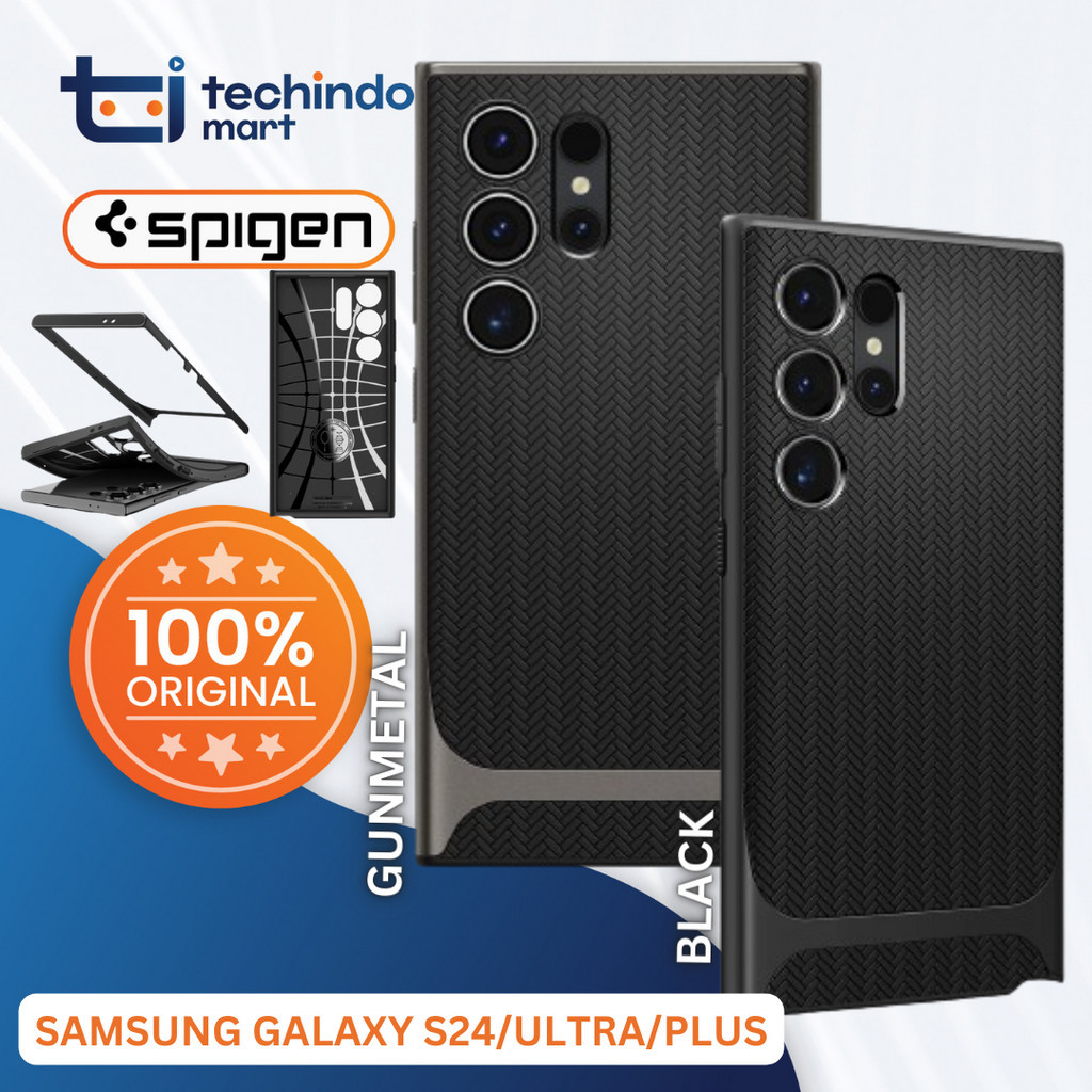 SAMSUNG 手機殼三星 Galaxy S24 Ultra Spigen Neo Hybrid 超薄保護殼