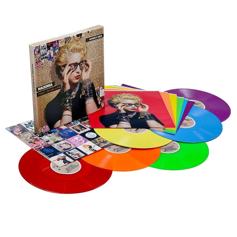 Finally Enough Love: 50 Number Ones (6LP/180g Color Vinyl/Rainbow Edition)/娜就愛:50首冠軍混音精選/彩膠唱片/限量彩虹版/Madonna/瑪丹娜 eslite誠品