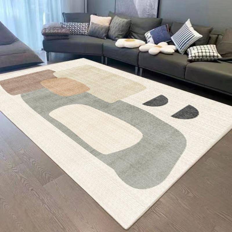 客制化尺寸ins風北歐地毯客廳茶几毯現代簡約臥室房間滿鋪床邊毯大面積家用