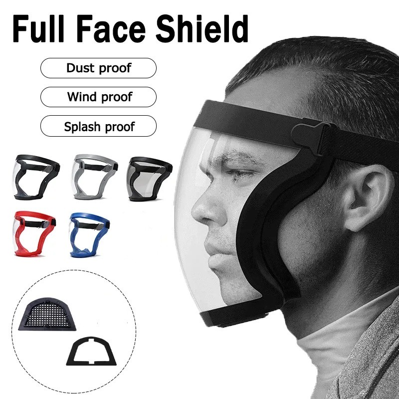 Uv400 面罩 FACE SHIELD 防塵防濺勞動防護面罩防曬摩托車面罩戶外騎行必備面罩