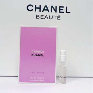 【72-Chanel 香奈兒 分享香水2ml】粉邂逅 淡香水 卡片試香 分享香試管卡香水 2ml