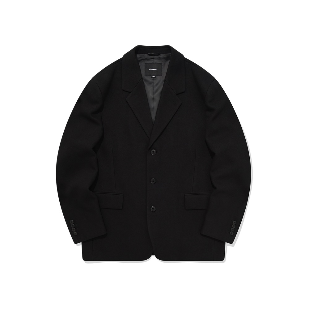 [COVERNAT]  舒適夾克外套（黑色） [G7]