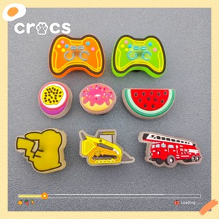 New Crocs 鞋釦 LED 可控開關發光鞋釦 皮卡丘鞋花 遊戲手柄洞洞鞋配件 發光鞋釦 萬聖節時尚鞋釦 生日禮物