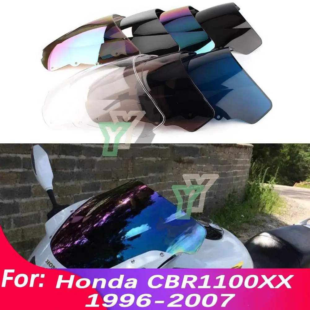適用於 本田 CBR1100XX 1996-2007 風鏡 前風擋 擋風玻璃 前導流罩 擋風板