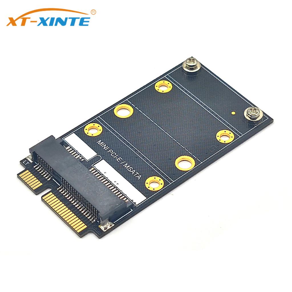 Xt-xinte Mini PCIE/mSATA 適配器固態硬盤轉換器提升擴展卡測試板適用於 mSATA SSD Min